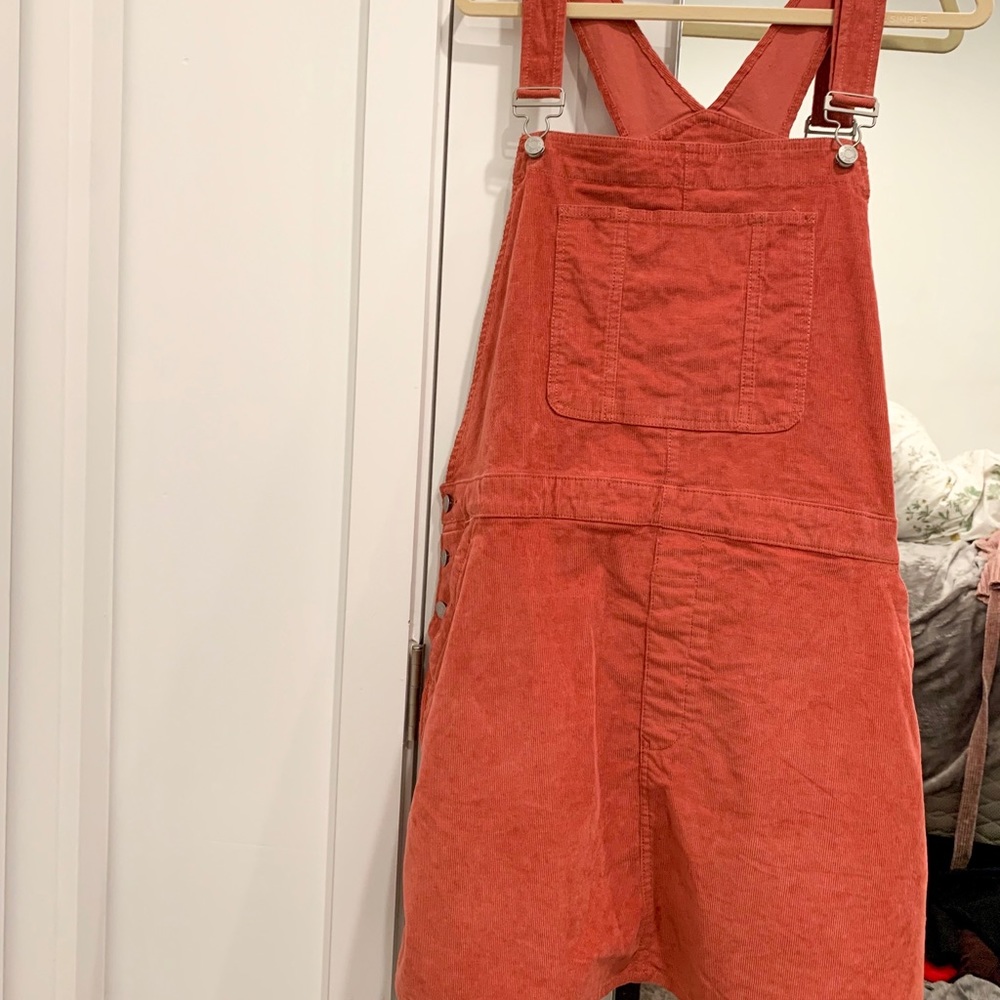 Corduroy Overall Skirt